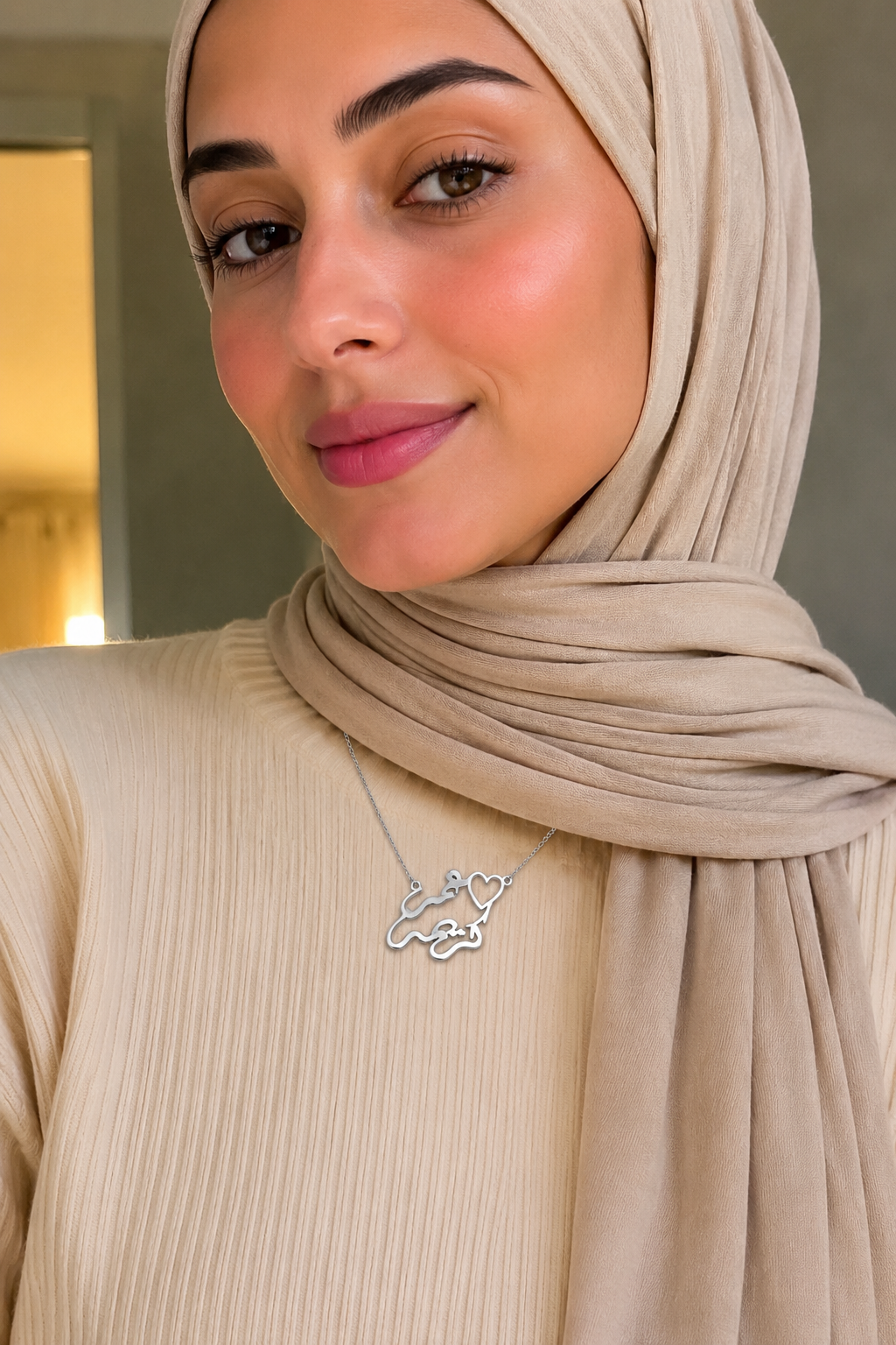 Double name necklace