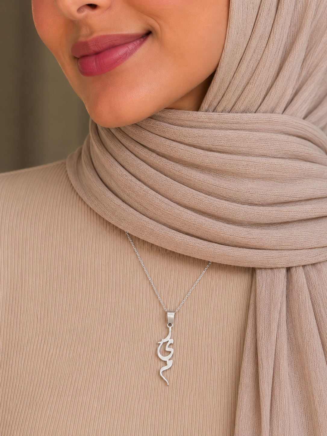 Vertical Name Necklace