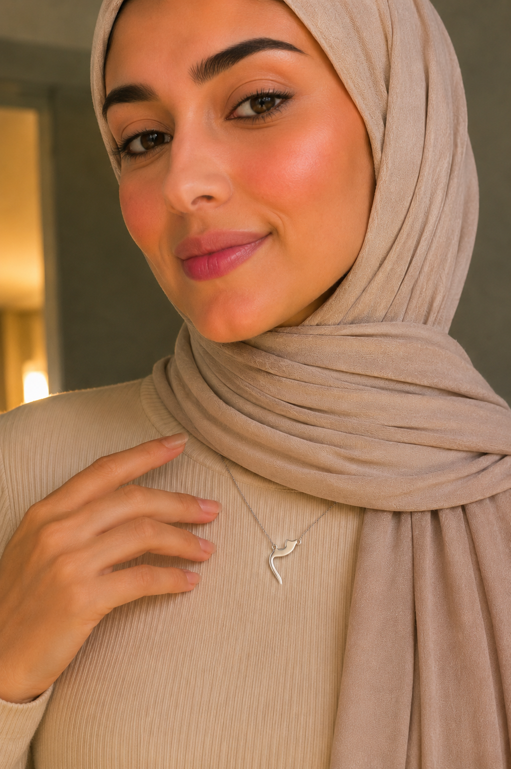 letter necklace