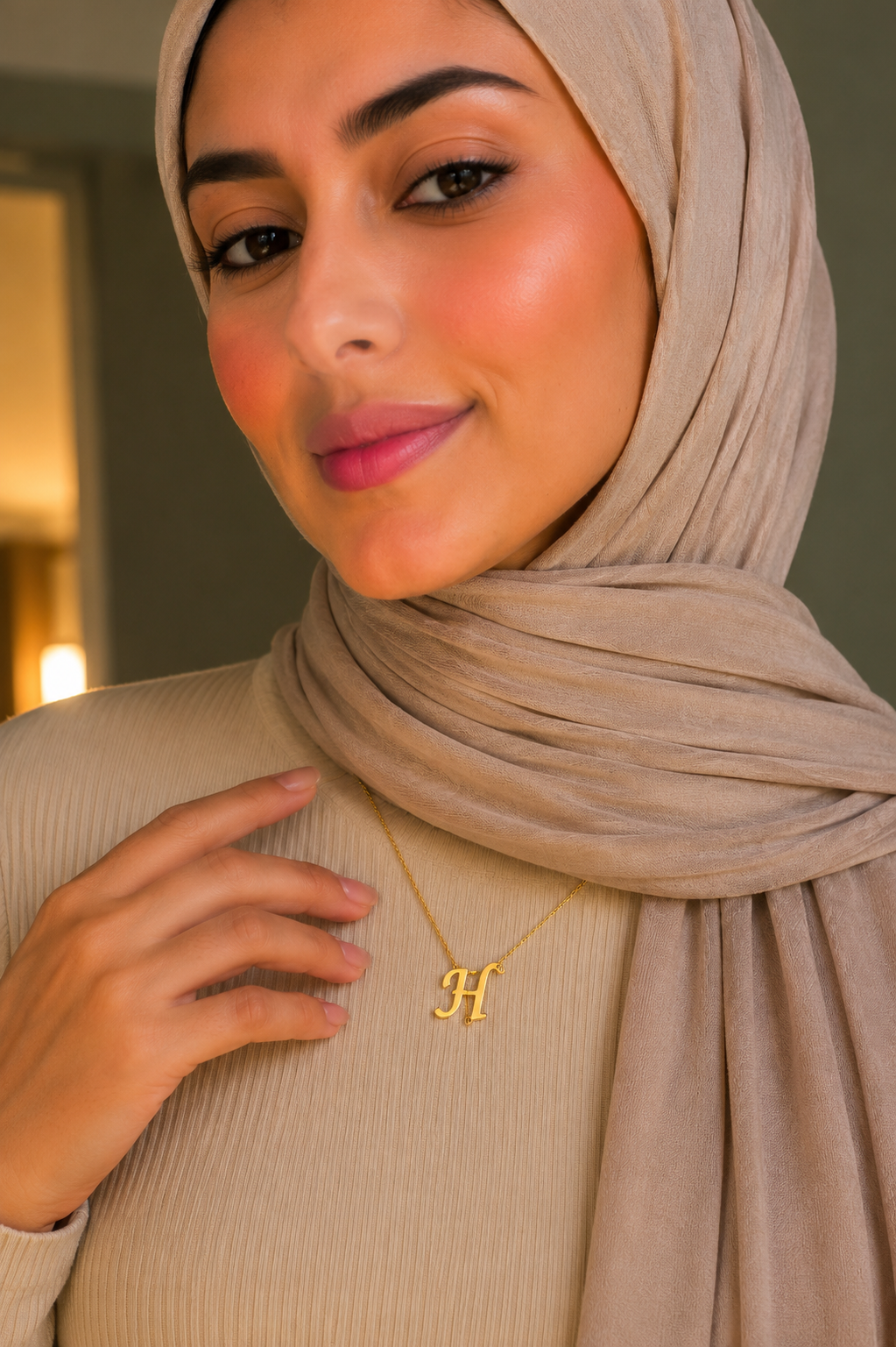 letter necklace