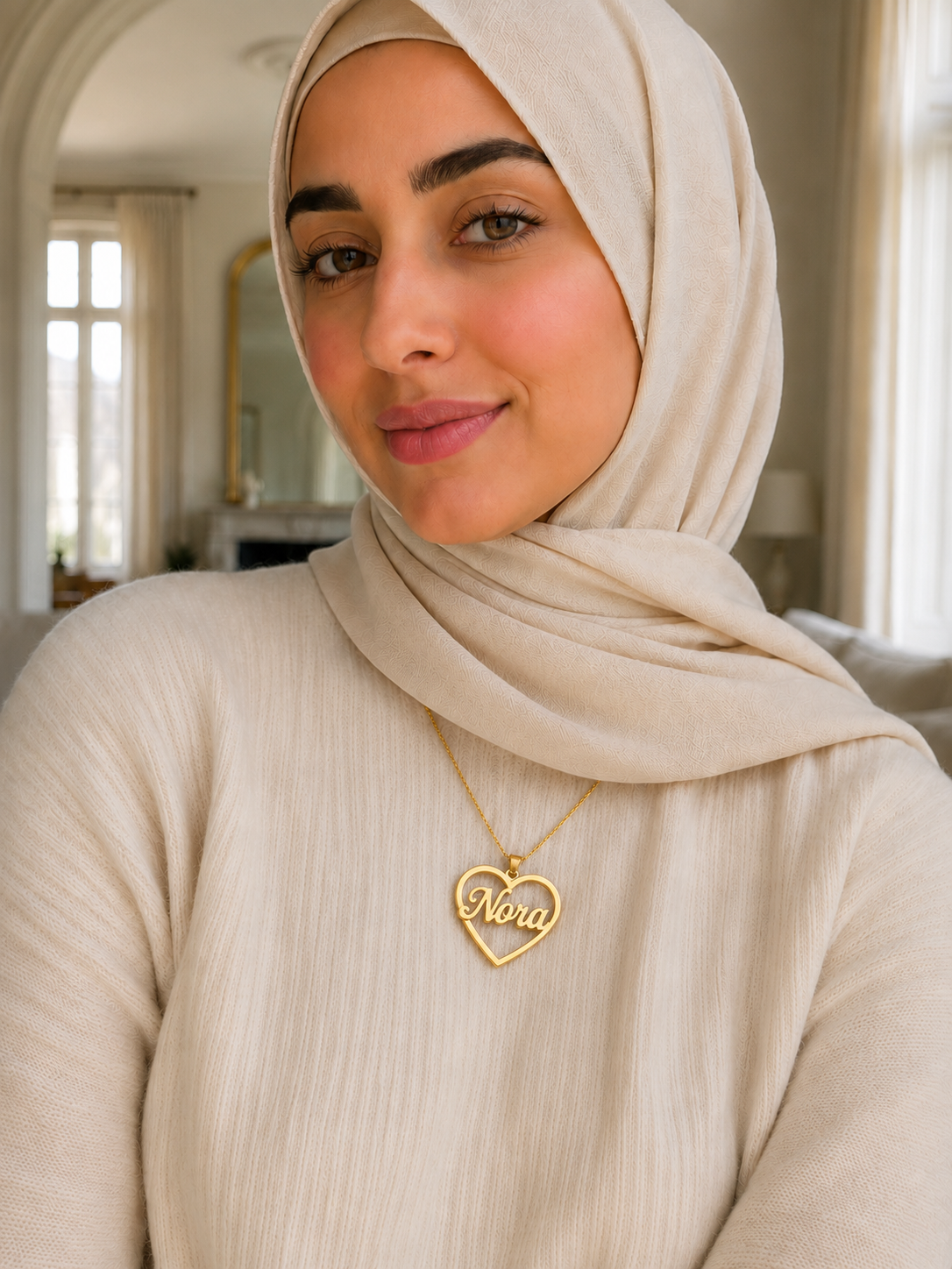 Name Inside Heart Necklace