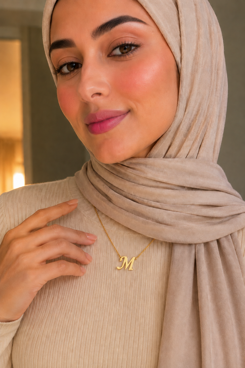 letter necklace