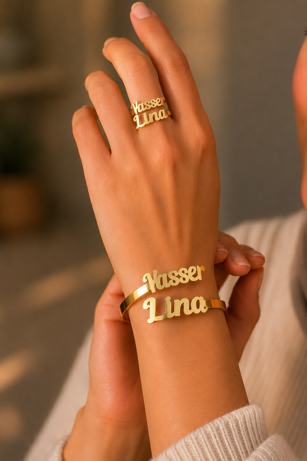 DOUBLE NAME BRACELET