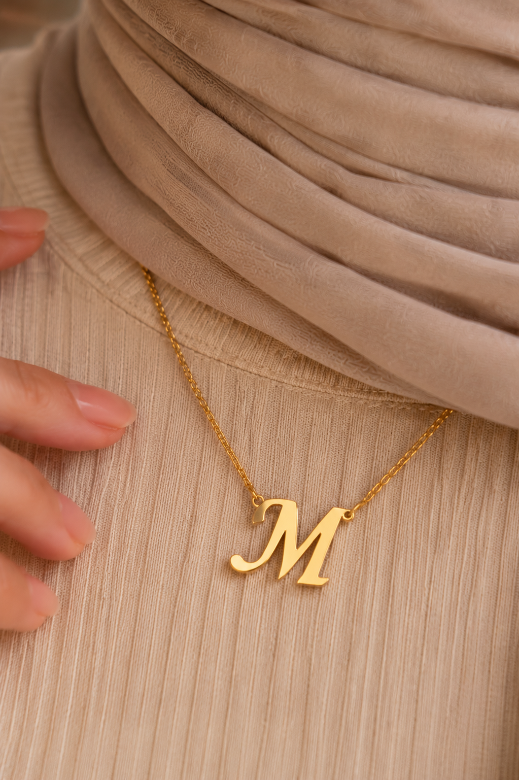 letter necklace