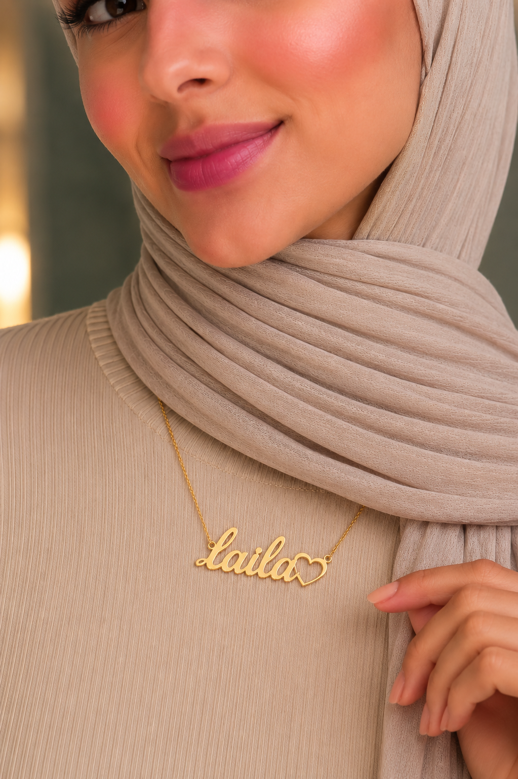 Heart Name Necklace