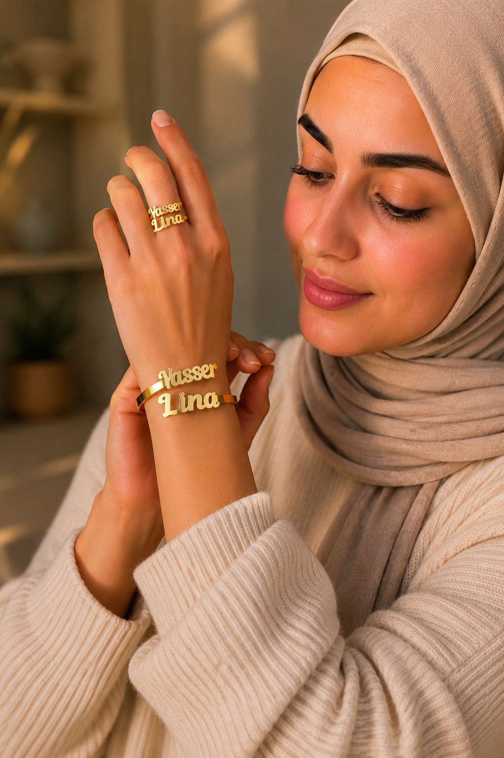 DOUBLE NAME BRACELET