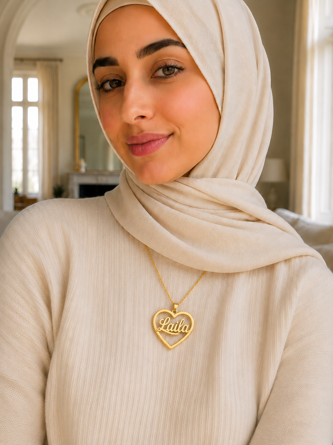 Name Inside Heart Necklace