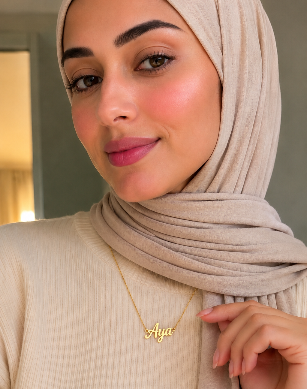 Name Necklace + Bracelet Set