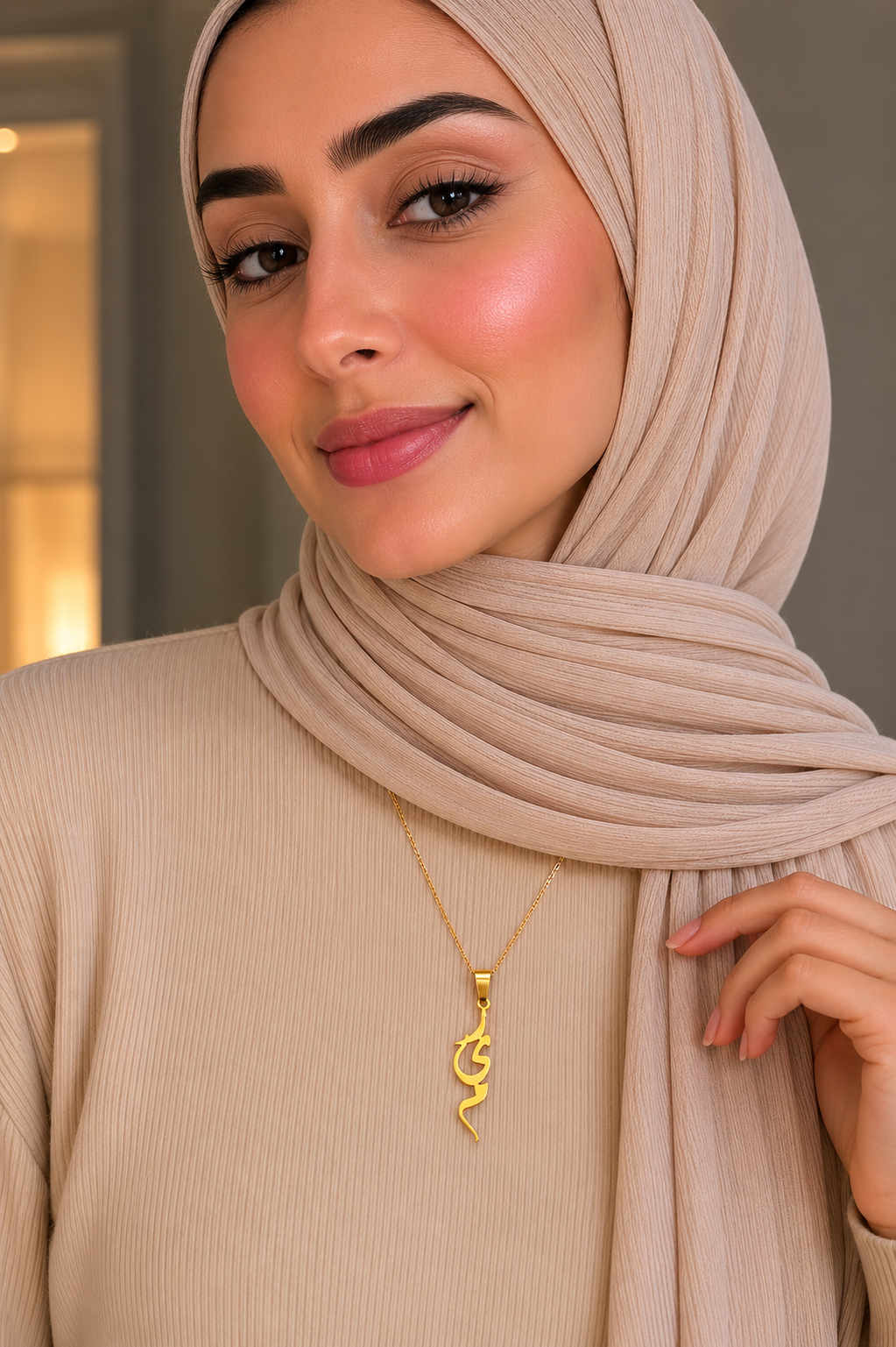 Vertical Name Necklace