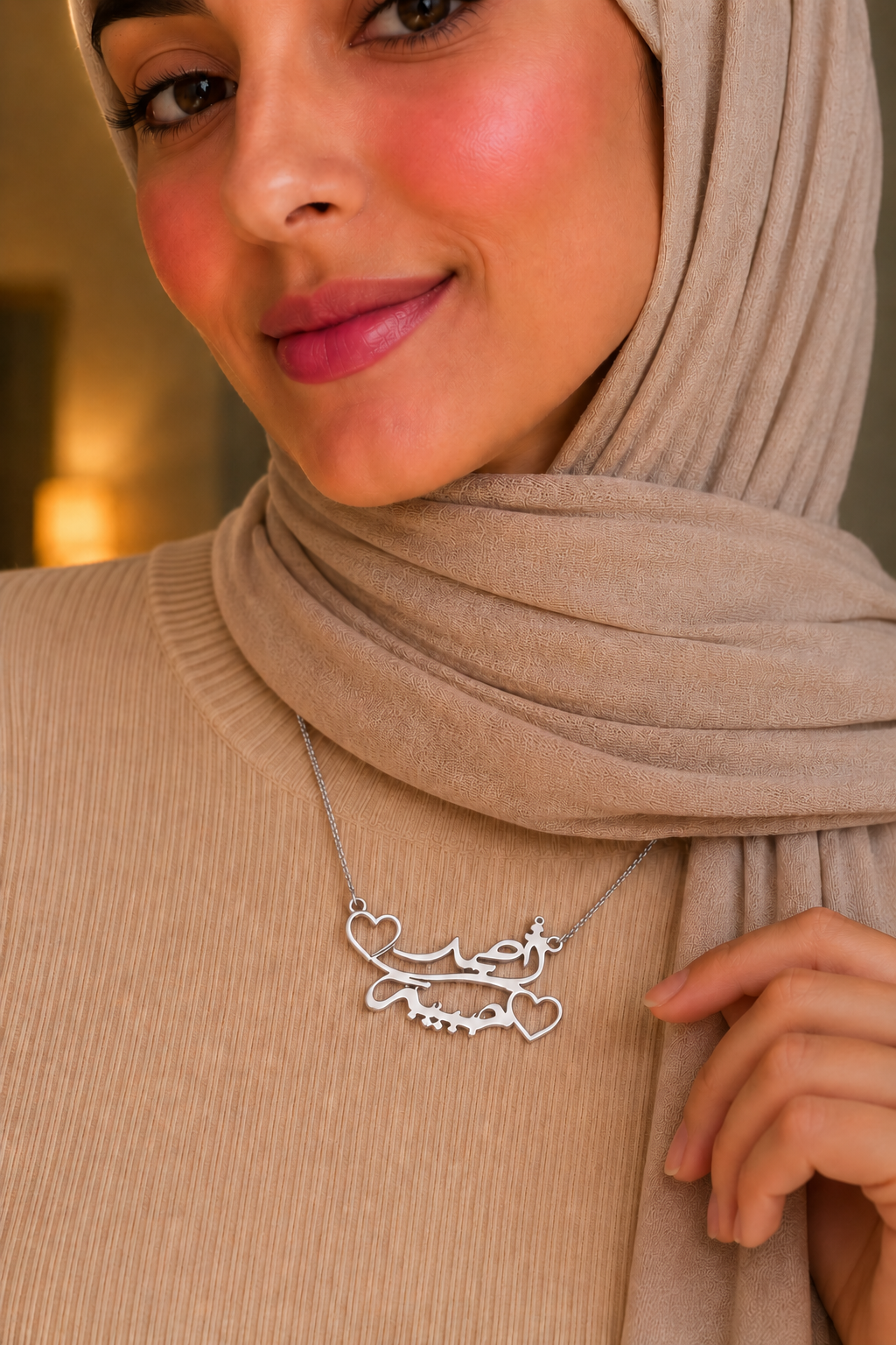 Couple Names Necklace