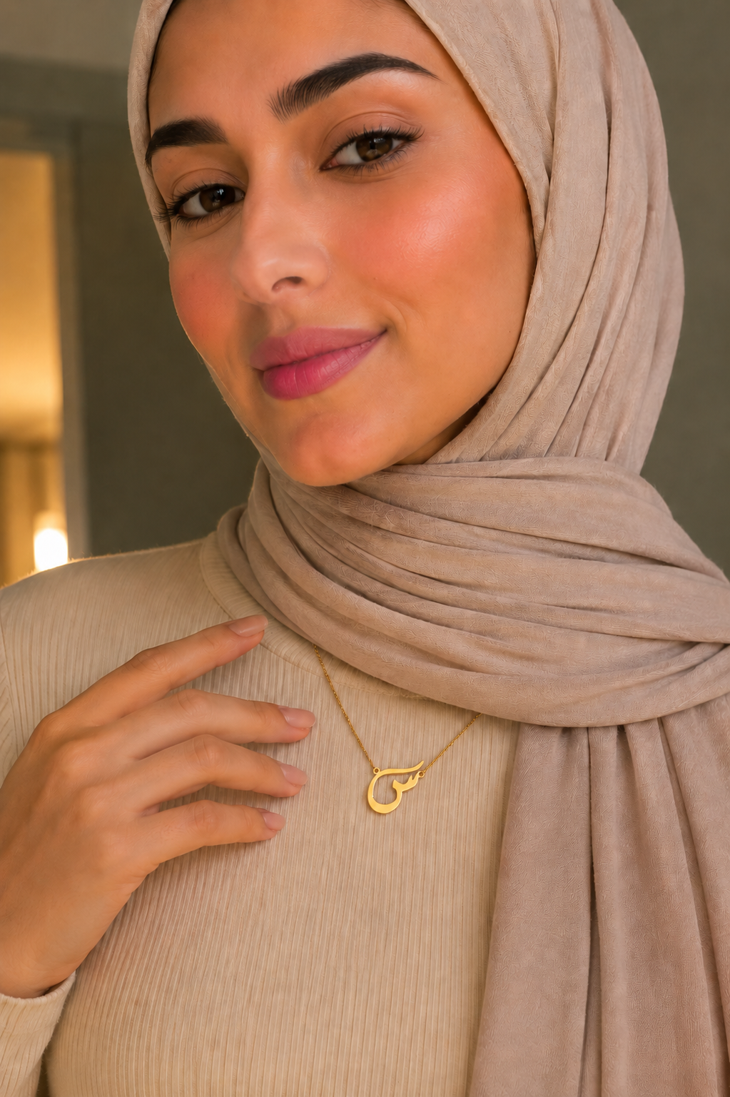 letter necklace